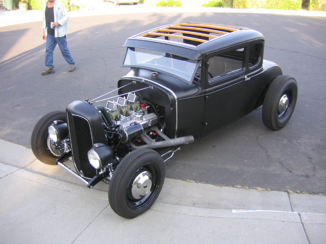 Model A Mike's 1930 Ford Coupe Leaves the Garage under its own power