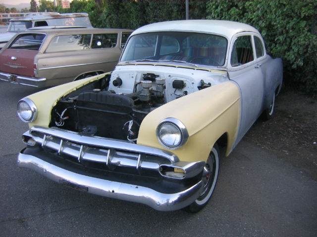 Dan's 1954 Chevy with the souped up 235