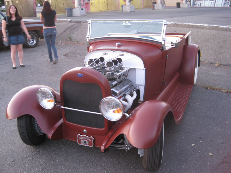 Hot rod roadster pickup