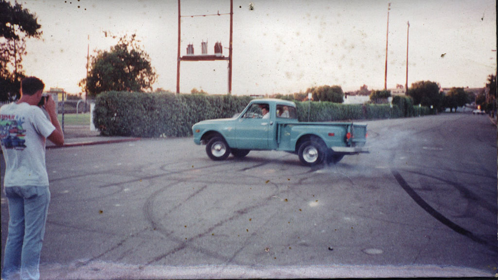 doing donuts at Livermore High School