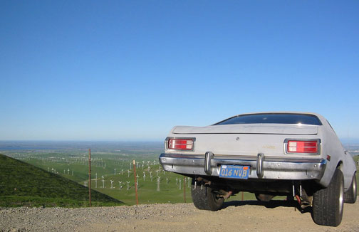 1974 plymouth duster Altamount Pass windmills