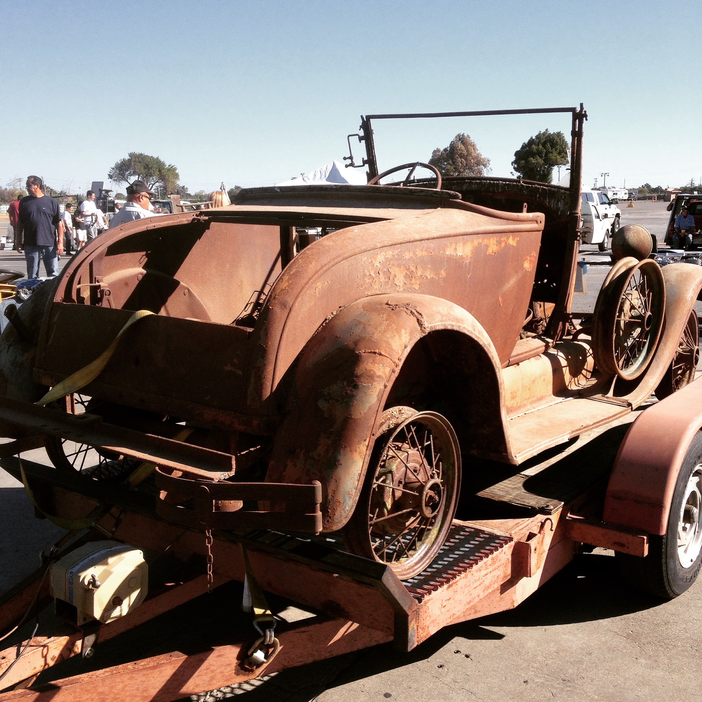 rusty 1929 ford model a roadster