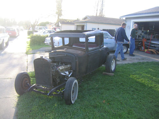 Dropped front axle and reverse spring eyes lower the front...