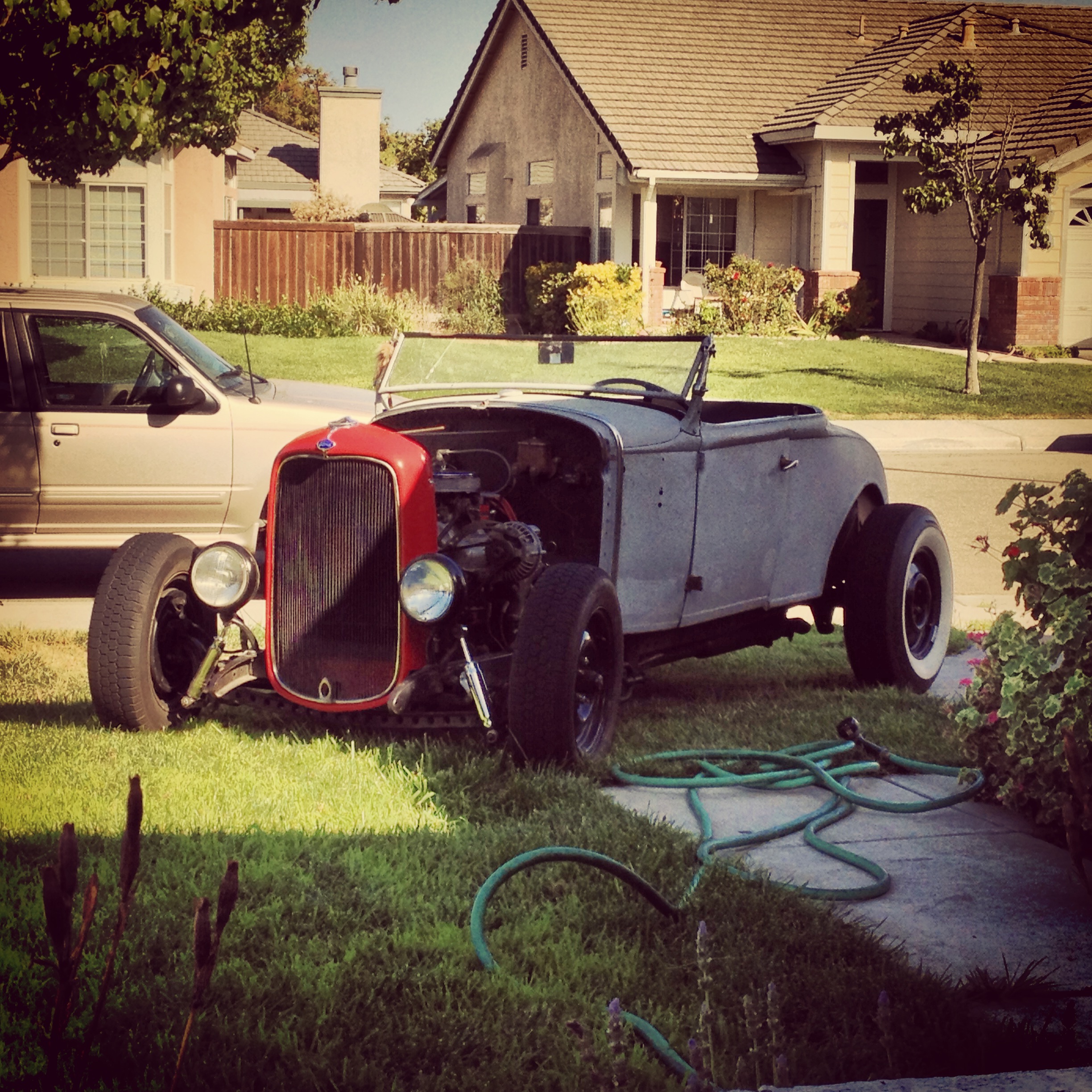 chevy 283 engine swap for the 1931 ford roadster