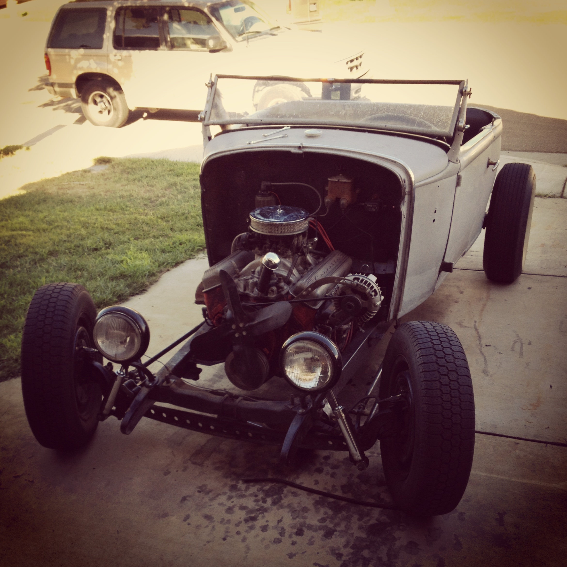 chevy 283 engine swap for the 1931 ford roadster