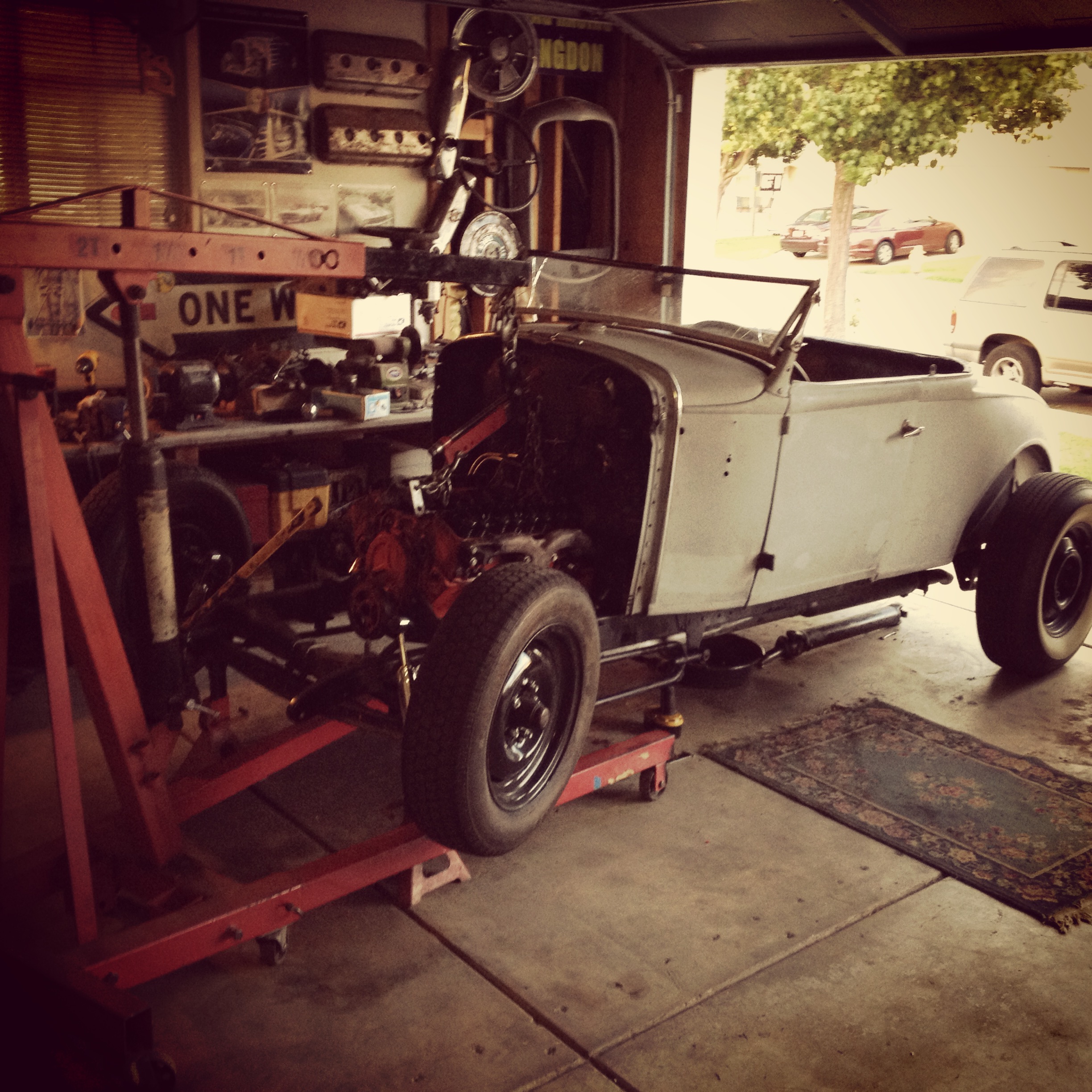 chevy 283 engine swap for the 1931 ford roadster