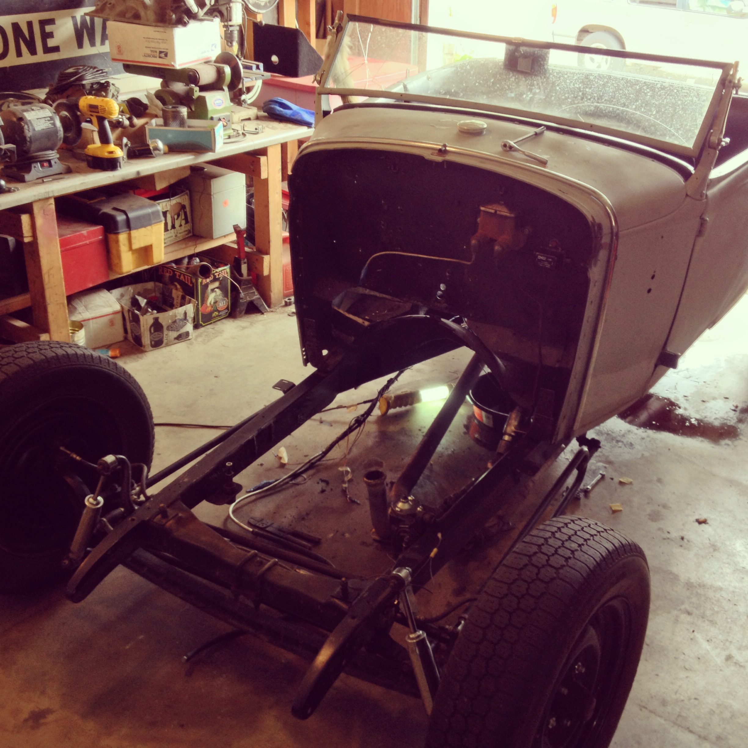 chevy 283 engine swap for the 1931 ford roadster