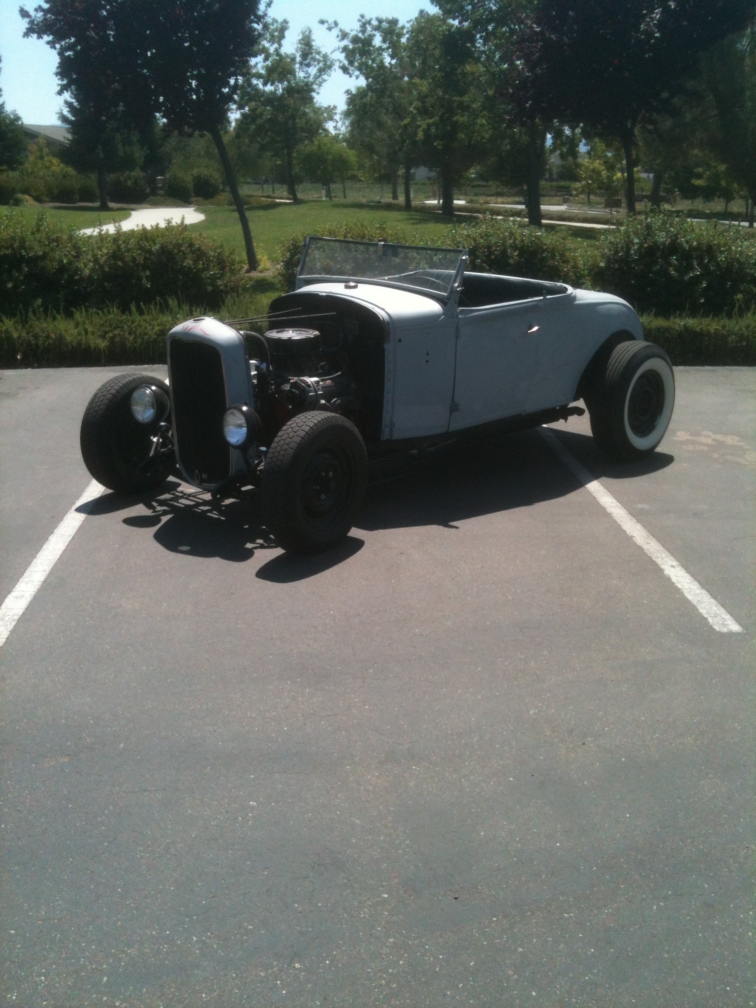 Enjoy the Ride - 1931 Ford Model A Roadster Hot Rod - waywardgarage.com