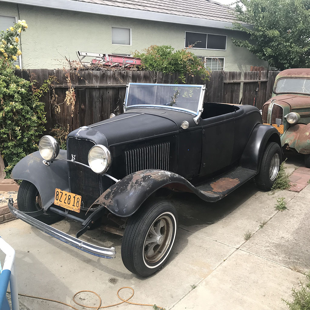 1932 Ford Roadster hot rod project
