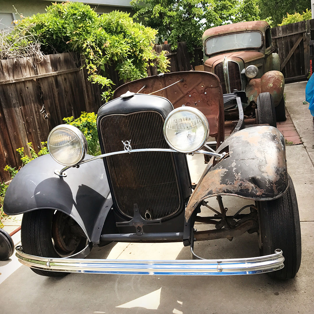 1932 ford roadster - full fenders 32 ford hot rod