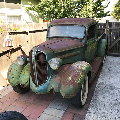 1938 plymouth truck; the i couldn't pass it up