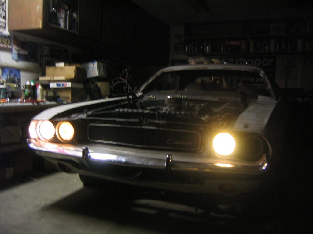 1970 Dodge Challenger Headlights